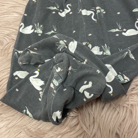 Swan Baby Pants with Feet - Picture 3 of 4